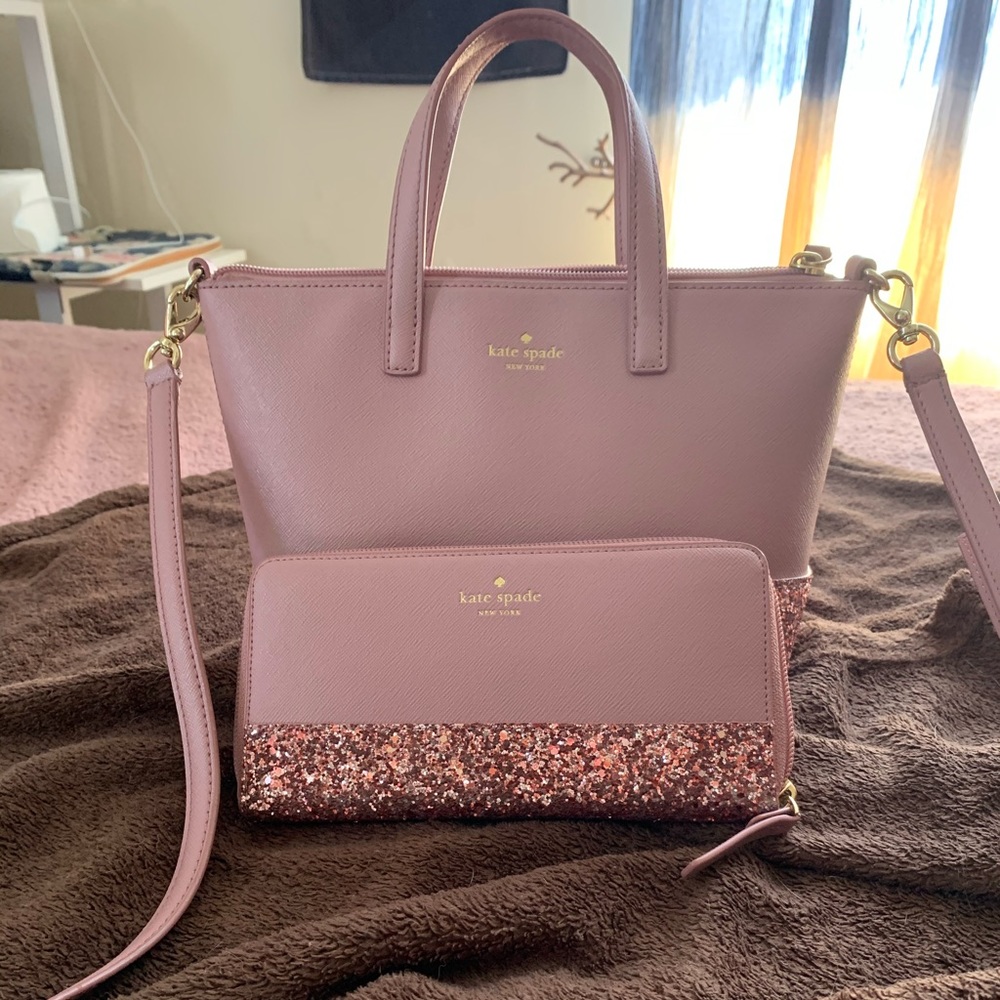 GUC Kate Spade Small Dusty Peony Purse
